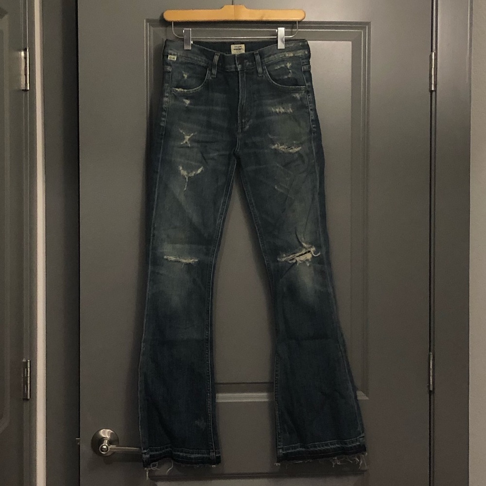 Citizens of Humanity Distressed Flare Jeans